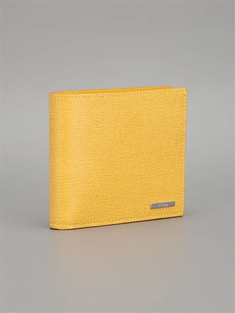 yellow fendi wallet|Fendi men's long wallet.